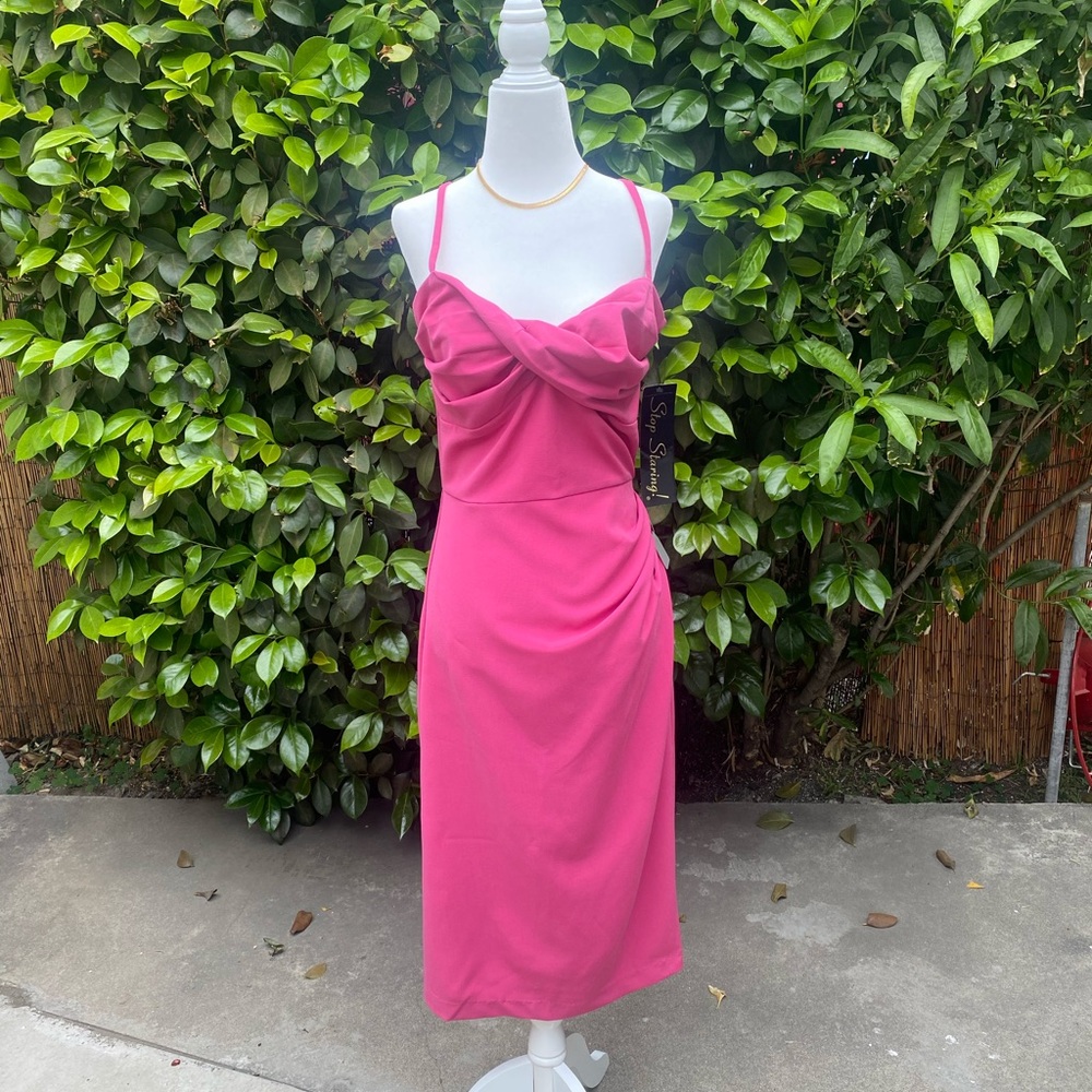 Stop Staring Pink Dress